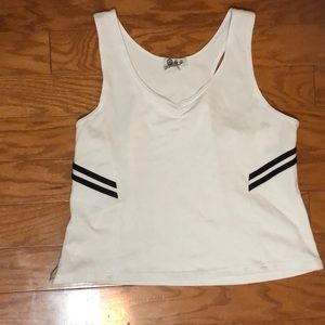 Vintage G W Sports Tank / Cotton & Spandex/ Large